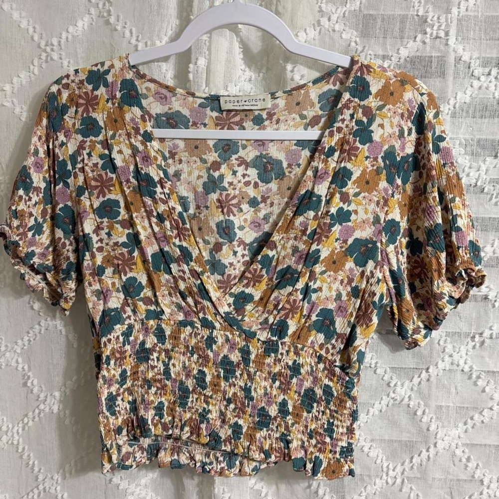 Floral Crop Top‎
